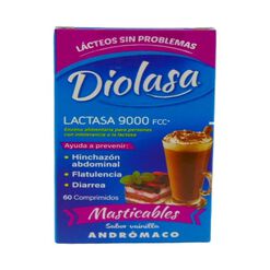 Diolasa Vainilla 60 Comprimidos Masticables