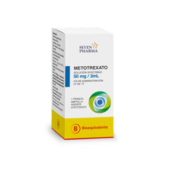 Metotrexato 50 mg/2 ml x 1 Ampolla Solución Inyectable SEVEN PHARMA CHILE SPA