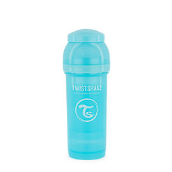Mamadera Twistshake Anticólico Azul 260 mL