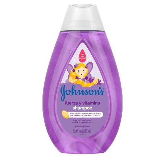 shampoo para niños johnsons® shampoo fuerza y vitamina x 400 ml., , large image number 1