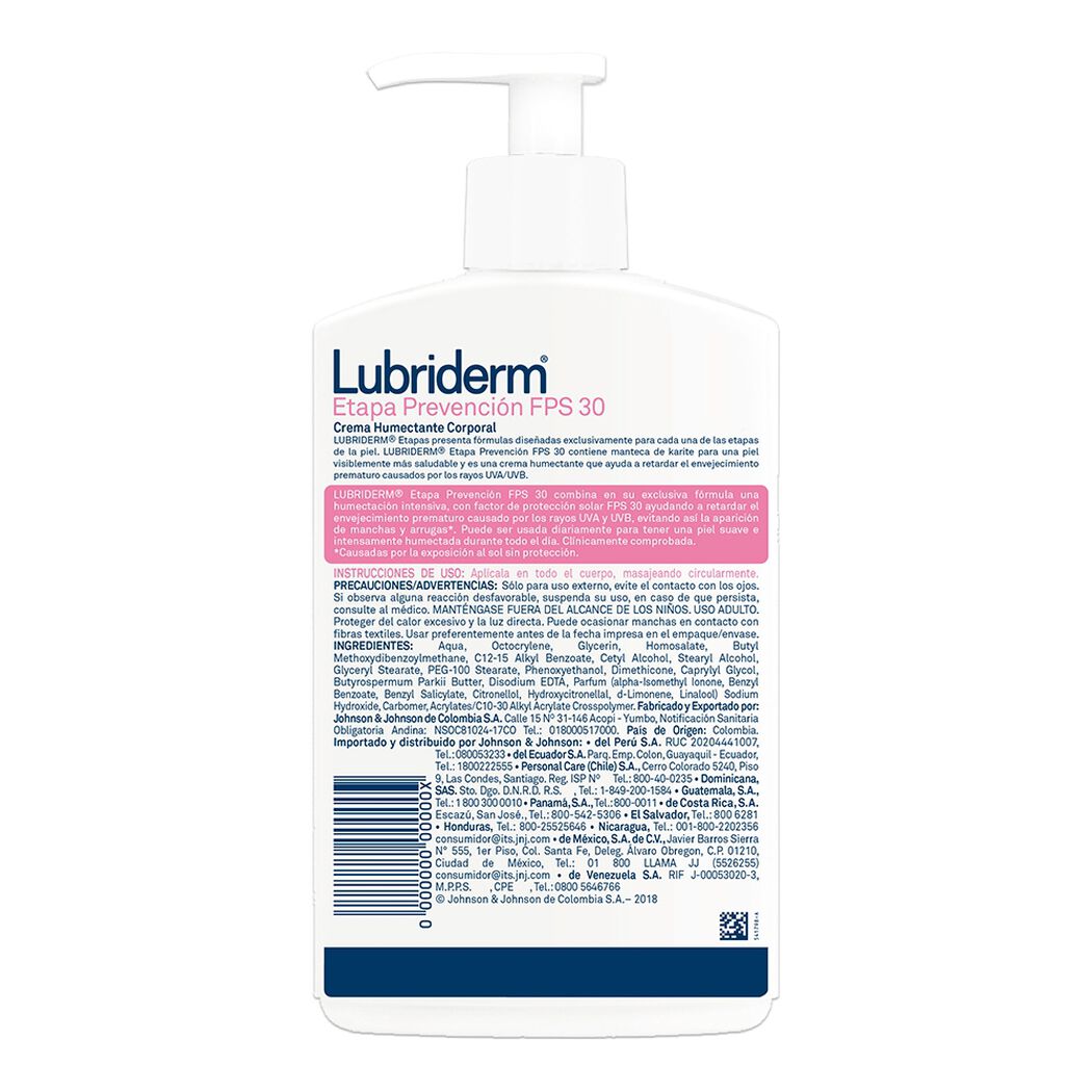 Lubriderm prevencion uv30 x 750 ml, , large image number 2