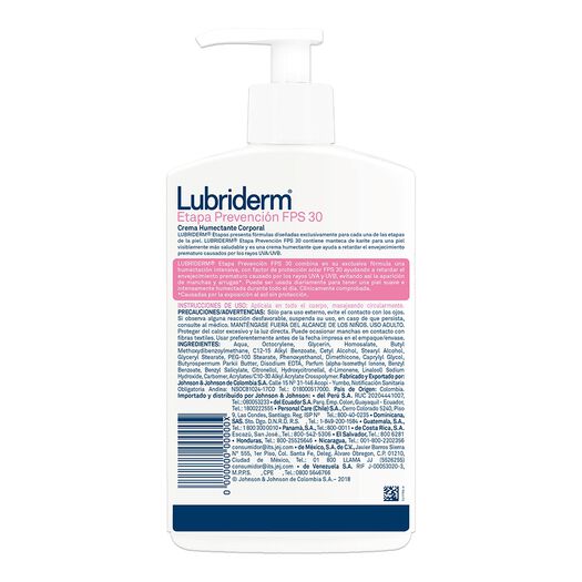 lubriderm prevencion uv30 x 750 ml, , large image number 2