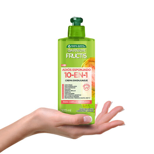 Crema Cabello Fructis 10 en 1 Adios Esponjado 300Ml, , large image number 3