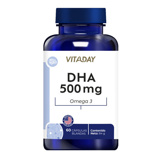 Vitaday Dha 500 Mg 60 Cápsulas Blandas, , large image number 0