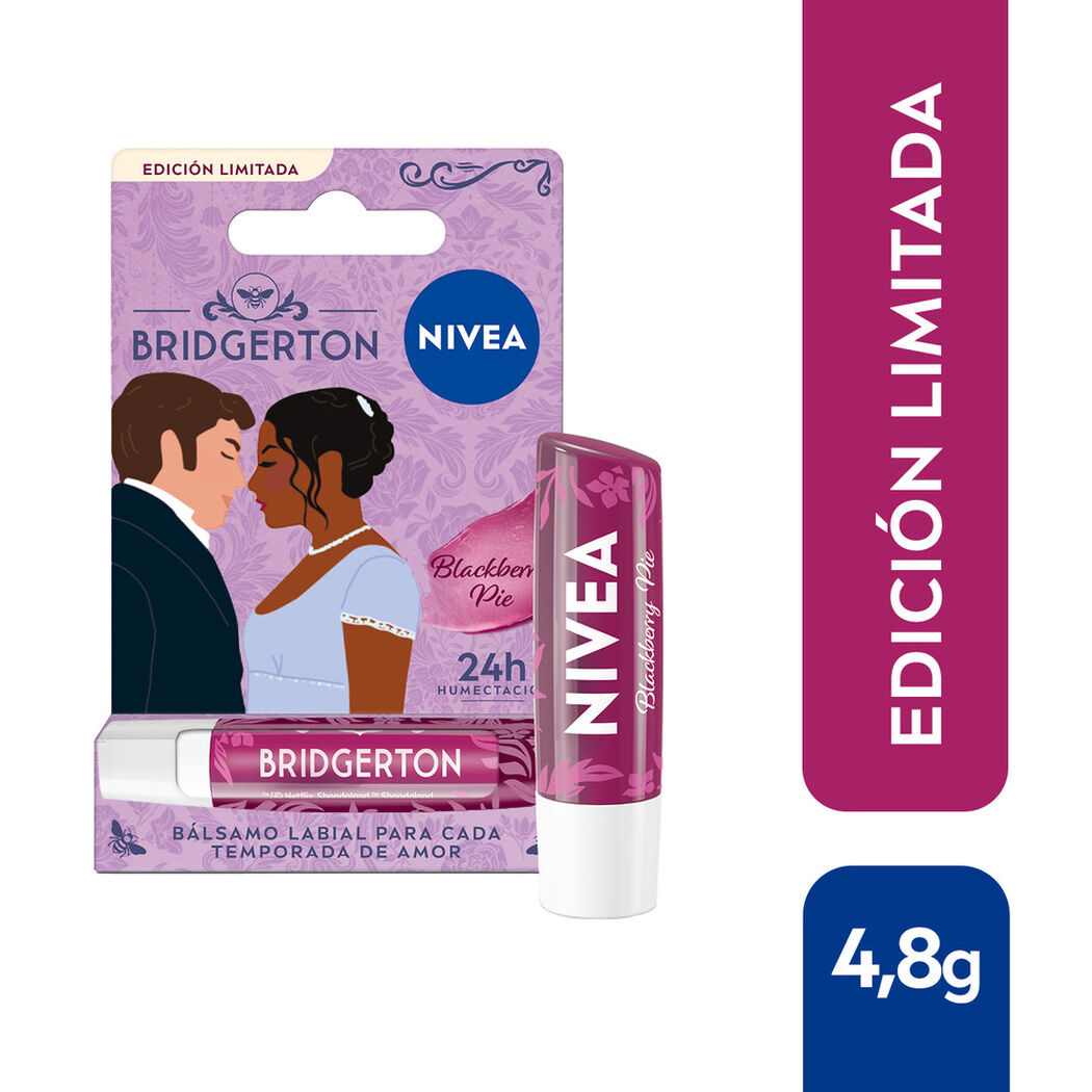 B&aacute;lsamo Labial Nivea Blackberry Pie Edici&oacute;n Limitada Bridgerton, , large image number 0