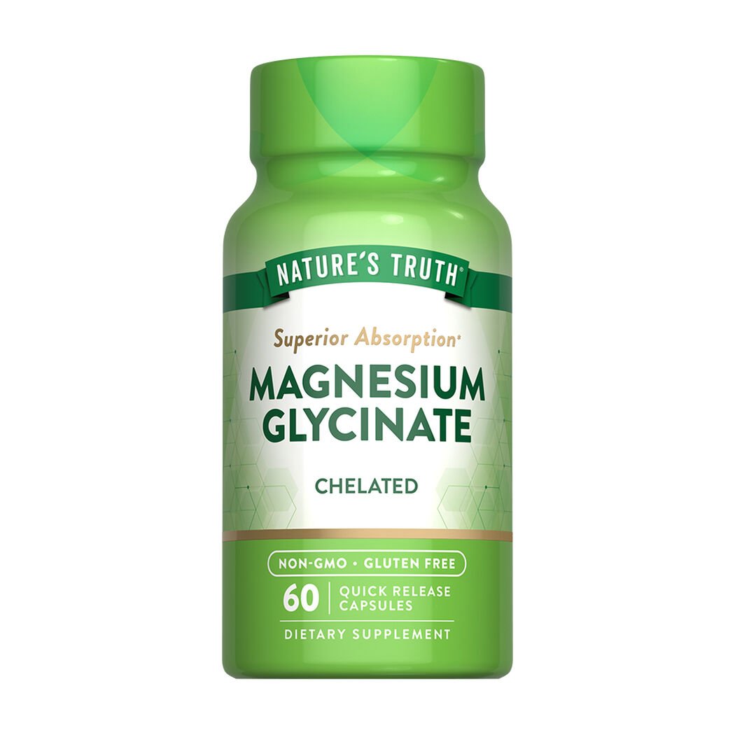 Magnesio Glicinato Nature's Truth 665Mg 60 un, , large image number 0
