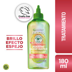 Tratamiento Capilar Fructis Adiós Esponjado Keratin Glow Water 180 mL