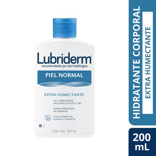 lubriderm® piel normal x 200 ml, , large image number 0