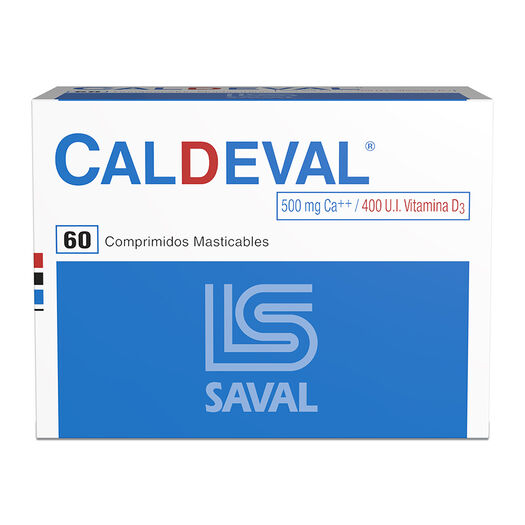 Caldeval x 60 Comprimidos Masticables, , large image number 0