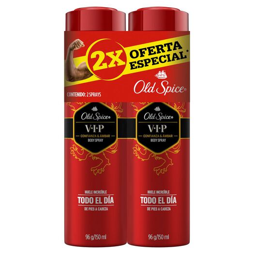 Old Spice Pack Body Spray 152 g Vip x 1 Pack, , large image number 3