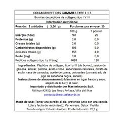 Gomitas Colágeno Nature's Truth Tipo 1+3 Fresa 60 un