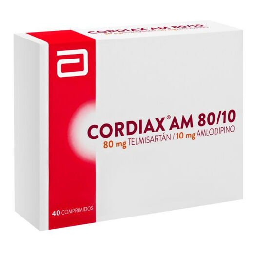Cordiax AM 80 mg/10 mg x 40 Comprimidos, , large image number 0