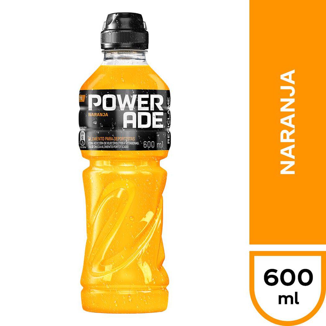 Jugo Powerade Naranja Botella 600 cc, , large image number 1
