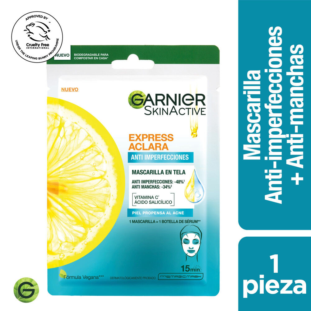 Mascarilla Garnier Ea Antiacne 1un