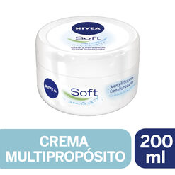 CREMA MULTIPROPOSITO NIVEA SOFT CARA MANOS CUERPO 200ML