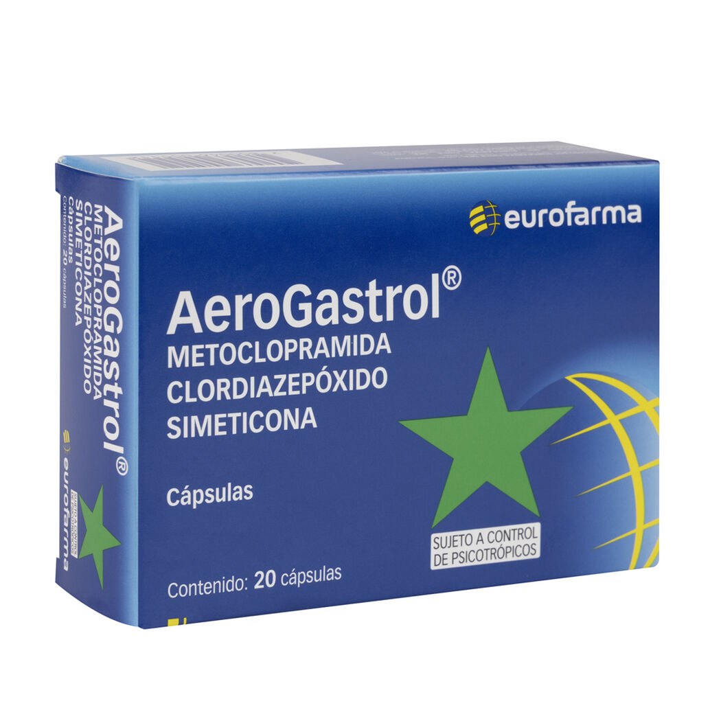 Aero Gastrol x 20 Capsulas, , large image number 0