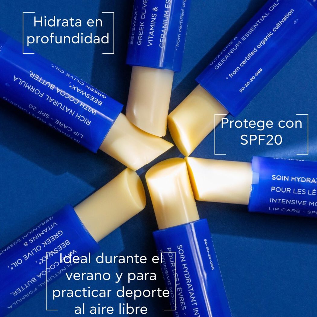B&aacute;lsamo Labial con Manteca de Cacao SPF20 4,4g Apivita, , large image number 1