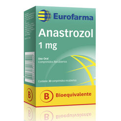 Anastrozol 1Mg. Caja 30 Comprimidos Recubiertos