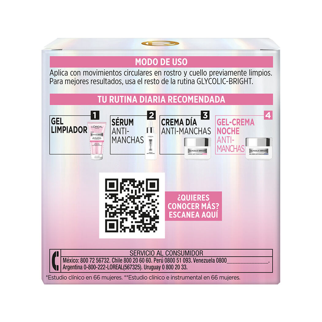Crema Loreal Noche Glycolic Br 50Ml, , large image number 3