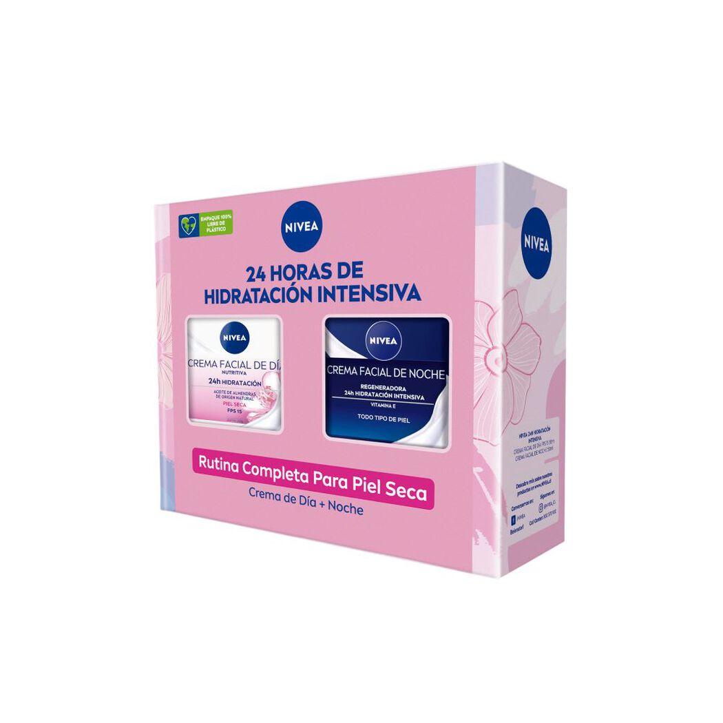 Pack Nivea Piel Seca 50Ml + Noche 50Ml, , large image number 2