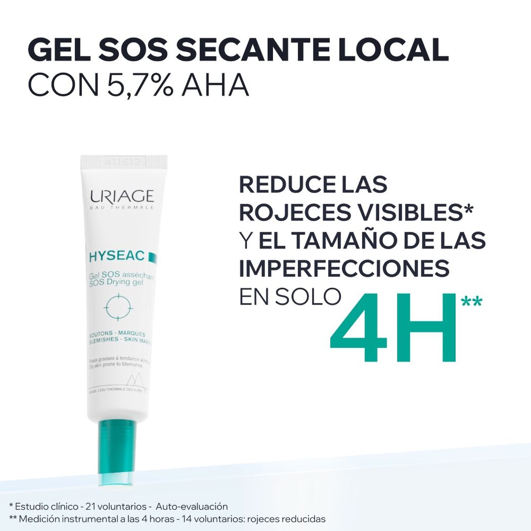Gel Secante Imperfecciones SOS Hys&eacute;ac 15ml Uriage, , large image number 1