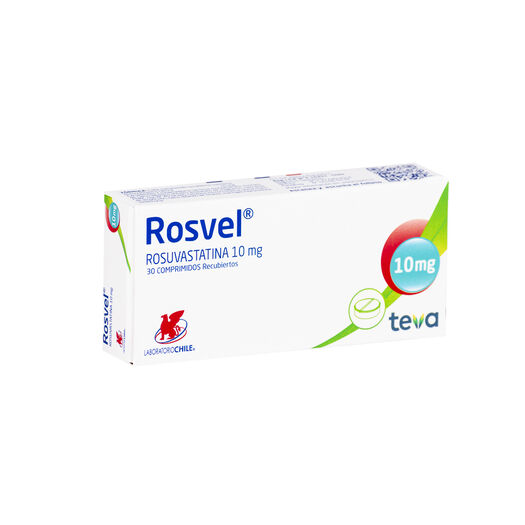 Rosvel 10 mg x 30 Comprimidos Recubiertos, , large image number 0
