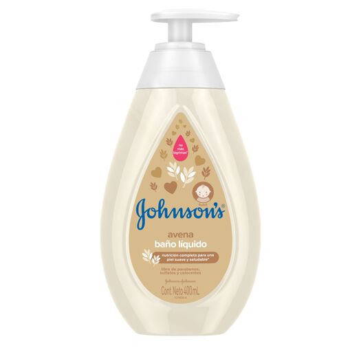 Jabón Liquido Johnsons Avena 400 mL, , large image number 1