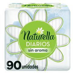 Prot. Diarios Naturella Unscented 90 Un