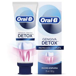 Pasta de Dientes Oral-B Encías Detox Protección Completa 75 ml