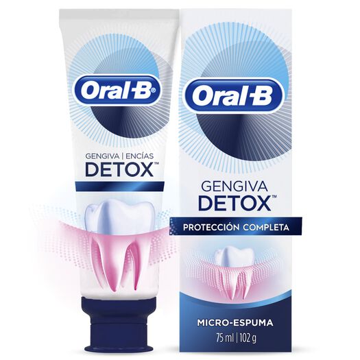 Pasta de Dientes Oral-B Encías Detox Protección Completa 75 ml, , large image number 0