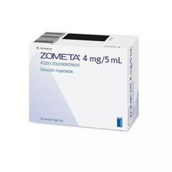 Zometa 4 mg x 1 vial soluci&oacute;n inyectable IV