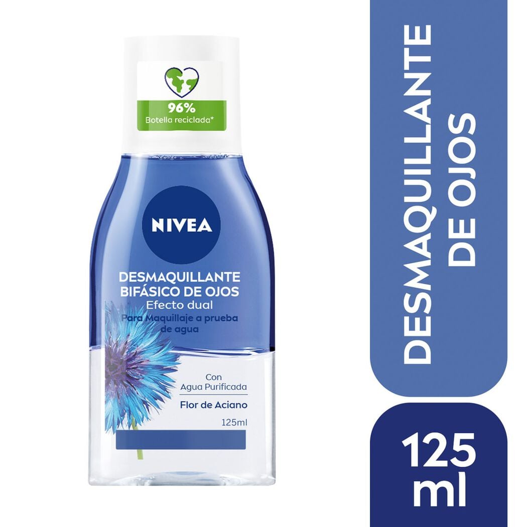 Desmaquillante Nivea B&iacute;fasico Ojos 125 mL, , large image number 0