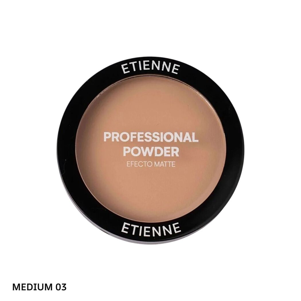 Polvo Compacto Etienne Professional N03 Piel Tostado, , large image number 0