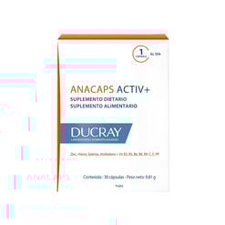 Ducray Anacaps Activ+ 30 Cápsulas