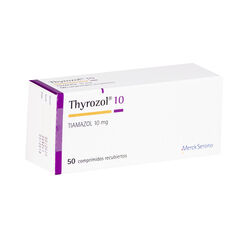 Thyrozol 10 mg x 50 Comprimidos Recubiertos