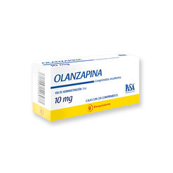 Olanzapina 10 mg x 28 Comprimidos Recubiertos PISA FARMACEUTICA DE CHILE