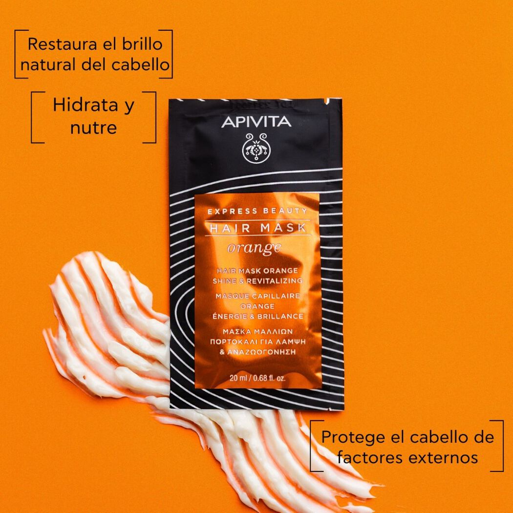 Mascarilla Capilar Apivita Naranja 20 mL, , large image number 1