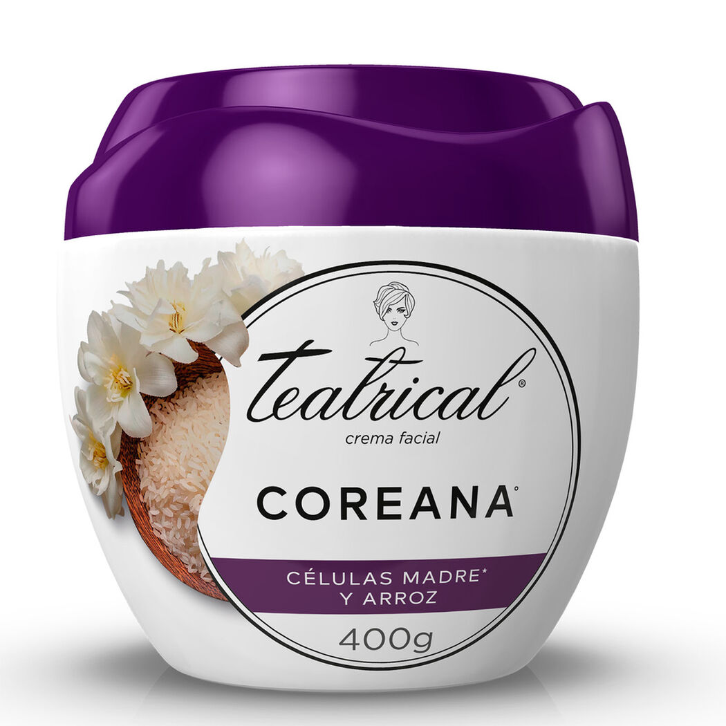 Crema Facial Teatrical Efecto Piel Coreana 400gr., , large image number 0