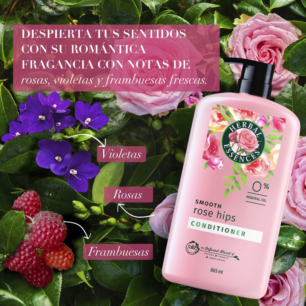 Acondicionador Herbal Essences Rosa Mosqueta 865 mL, , large image number 4