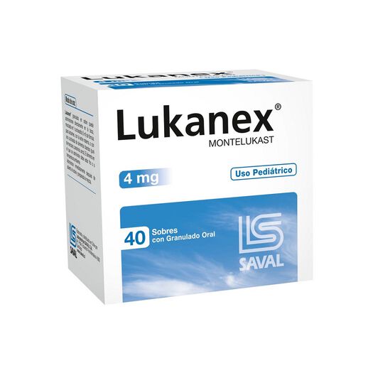 Lukanex 4 mg x 40 Sobres Granulado Oral, , large image number 0