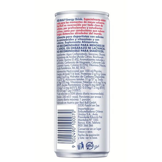 Red Bull Bebida Energética, 250 ml, , large image number 2