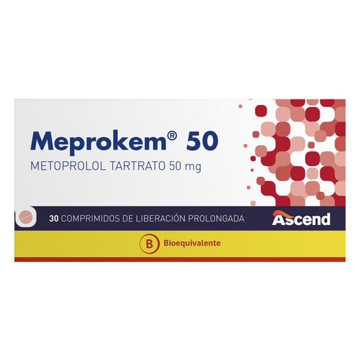 Meprokem 50 mg 30 Comprimidos Liberación Prolongada, , large image number 0