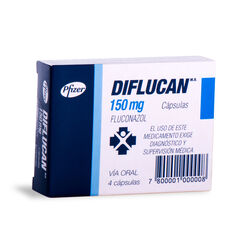 Diflucan 150 mg x 4 Cápsulas