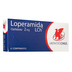 Loperamida Clorhidrato 2 mg x 6 Comprimidos CHILE