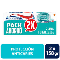 Pasta Dental Aquafresh Advance 158 g 2 un