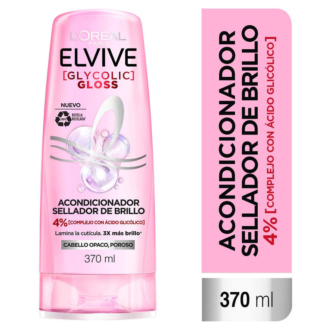 Acondicionador Elvive Glyco Gloss 370mL, , large image number 0