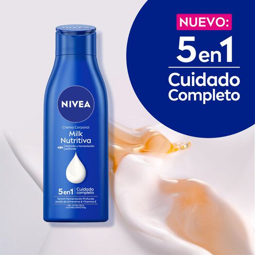 CREMA CORPORAL NIVEA MILK NUTRITIVA PIEL EXTRA SECA 250ML, , large image number 4