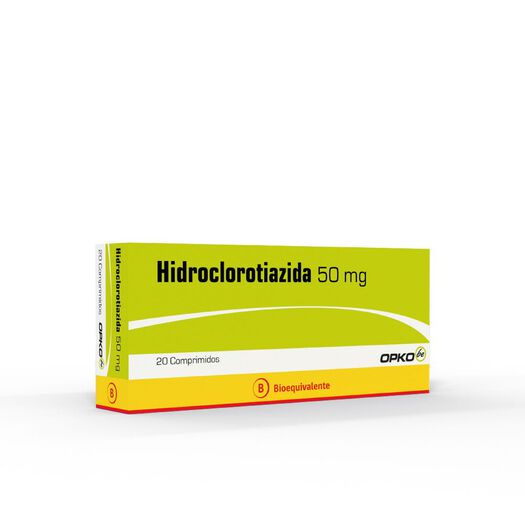 Hidroclorotiazida 50 mg x 20 Comprimidos OPKO CHILE S.A., , large image number 0