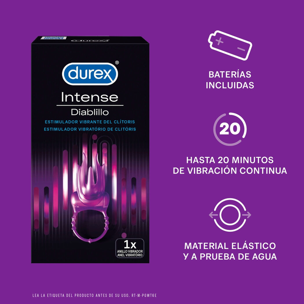 Durex Anillo Vibrador Diablillo, , large image number 1