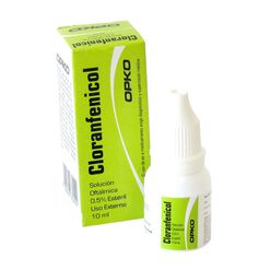 Cloranfenicol 0.5 % x 10 ml Solución Oftálmica OPKO CHILE S.A.